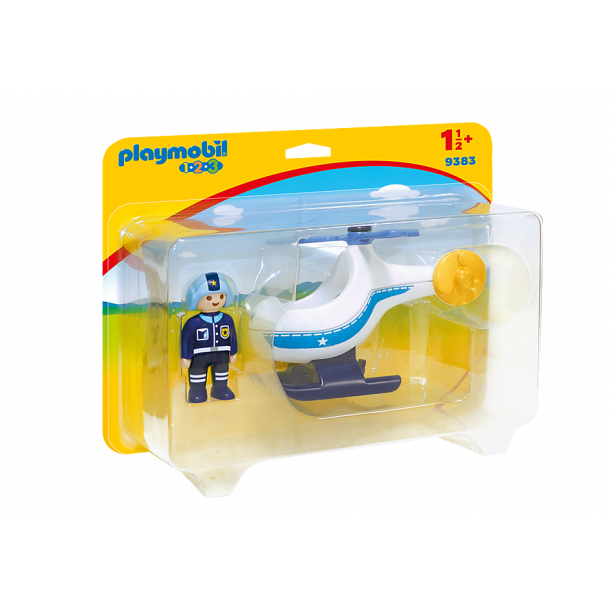 Playmobil Politihelikopter 9383 Politi/brandmand/action - Klovnen Tulle's legetøj
